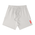 CHAN HEE Box Logo Cotton Shorts