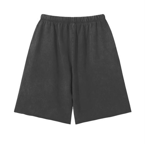 CHAN HEE Box Logo Raw Shorts